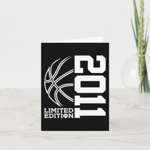 Geburtstag Basketball Limited Edition 2011 Karte
