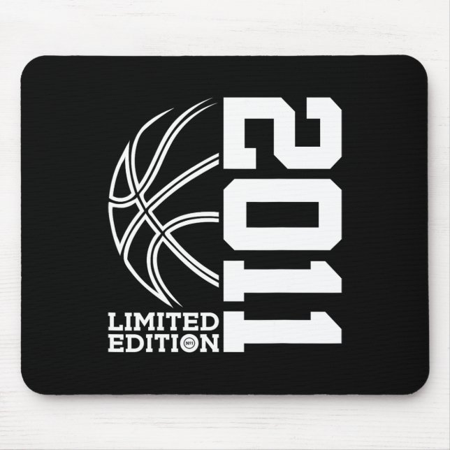 Geburtstag Basketball Limited Edition 2011 Mousepad (Vorne)