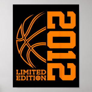 GEBURTSTAG BASKETBALL LIMITED EDITION 2012 POSTER