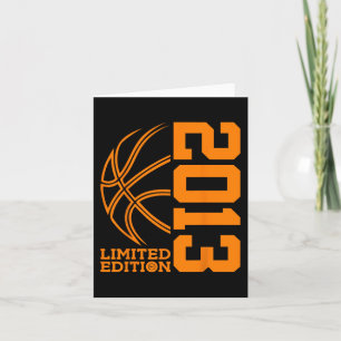 GEBURTSTAG BASKETBALL LIMITED EDITION 2013 KARTE