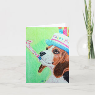 Geburtstag Beagle Karte