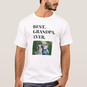 Geburtstag Beste Opa je Großkinder Foto T - Shirt