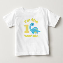 Geburtstag bin ich der 1-jährige Baby Dinosaurier 