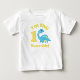 Geburtstag bin ich der 1-jährige Baby Dinosaurier  T-shirt