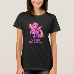 Geburtstag bin ich ein Niedliches Baby Unicorn Ros T-Shirt