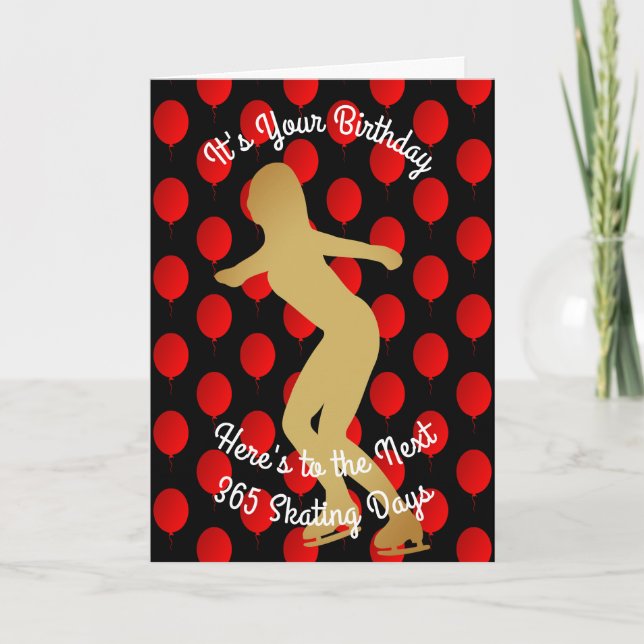 Geburtstag bis 365 Skaten Tage Karte (Vorderseite)