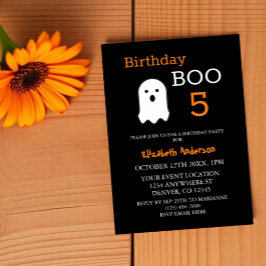 Geburtstag Boo Fall Halloween Einladung