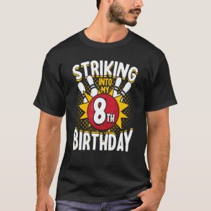 Geburtstag Bowling Thema Einzug in den Geburtstag T-Shirt