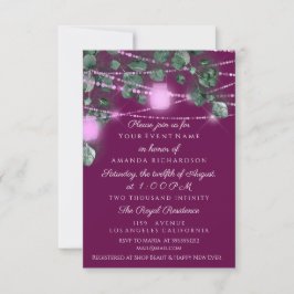 Geburtstag Brautparty Light Jar Marsala Pink Mint Einladung