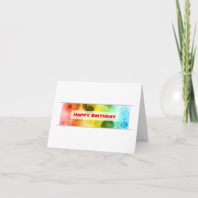 Geburtstag (Buch) Karte (Vorderseite)