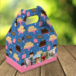 Geburtstag Cake Muster Individuelle Name + Gruß Fo Geschenkschachtel