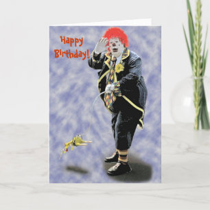 Geburtstag Clown, HappyBirthday! -Gestalted Karte