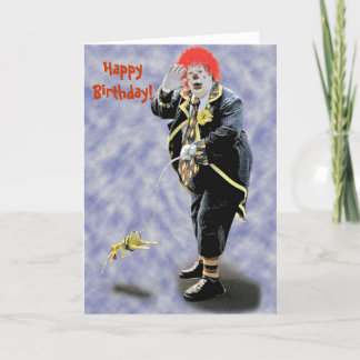 Geburtstag Clown, HappyBirthday! -Gestalted Karte