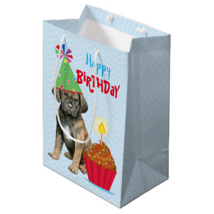 Geburtstag Cupcake Cane Corso Mittlere Geschenktas Geschenktüte