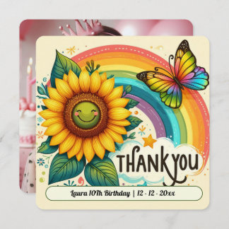 Geburtstag Danke, dass ihr eine Tochter habt Dankeskarte