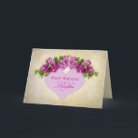 GEBURTSTAG - DAUGHTER - Elegant mit Lilacs & Herz Karte<br><div class="desc">Lassen Sie sich von diesem irdischen,  aber eleganten Gruß an ihrem Geburtstag verzaubern,  der sicherlich ihren Tag aufheitern wird. Schöne Lilacs direkt vom Garten!</div>