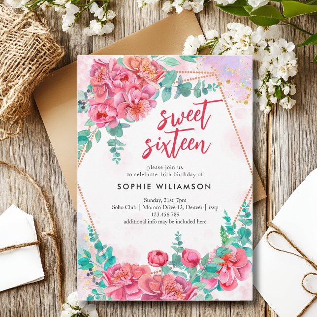 Geburtstag der 16 . Geburtstag-Volkswirtschaften u Einladung (Von Creator hochgeladen)