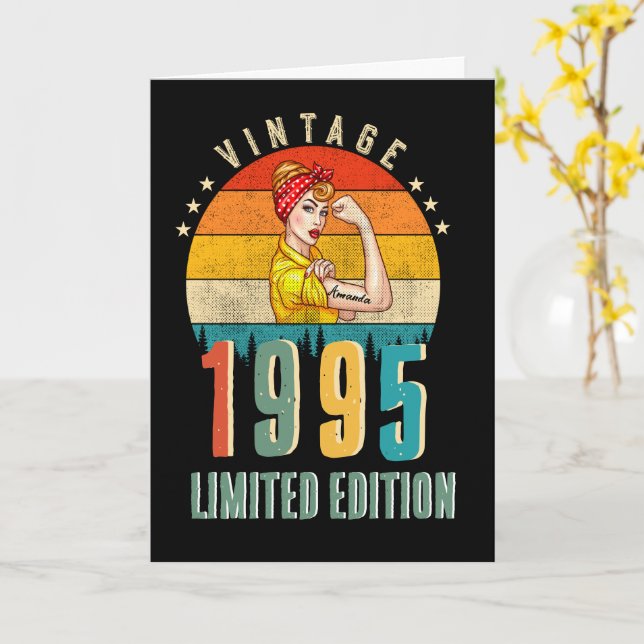 Geburtstag der Frau im benutzerdefinierten Jahr Ge Karte (Gelbe Blume)