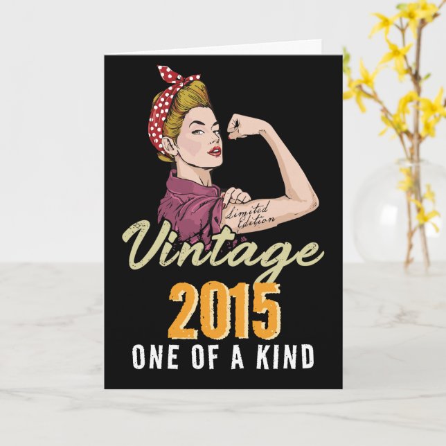 Geburtstag der Frau im benutzerdefinierten Jahr Ge Karte (Gelbe Blume)