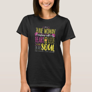 Geburtstag der Frauen Juni Geburtstag Monat Gemini T-Shirt