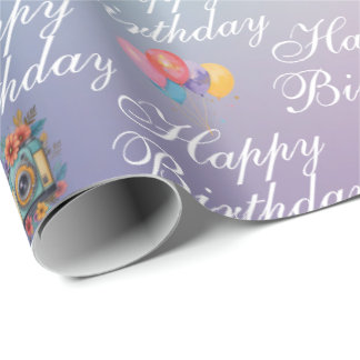 Geburtstag der Kameramänner Geschenkpapier