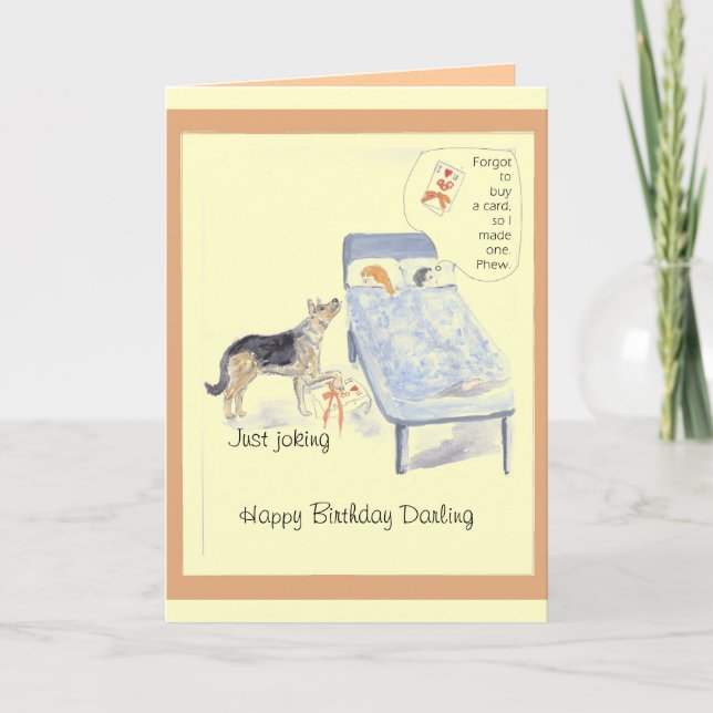 Geburtstag der Karte (Vorderseite)