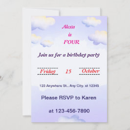 Geburtstag der Libellen Einladung