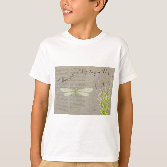 Geburtstag der Libellen T-Shirt (Vorderseite)