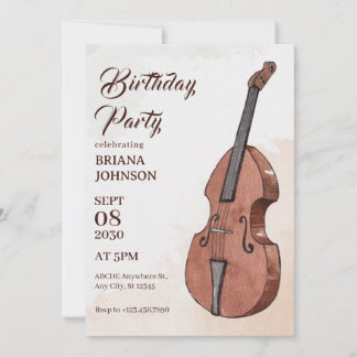 Geburtstag der Musik Einladung
