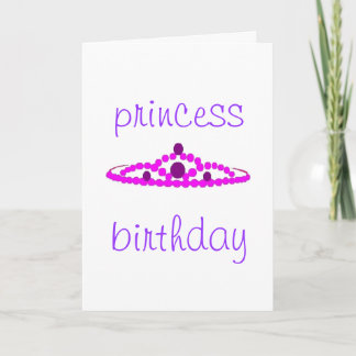Geburtstag der Prinzessin Karte