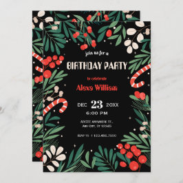 Geburtstag der Schwarzen Blüte Einladung