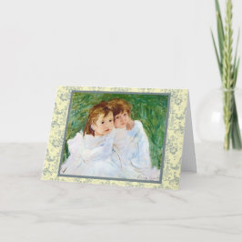 Geburtstag der Schwestern Karte