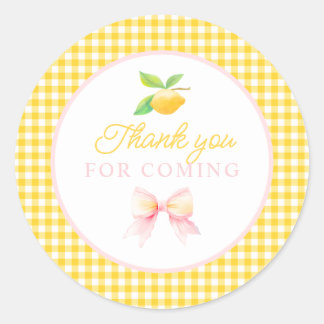 Geburtstag der Zitrone Danke, dass ihr Aufkleber