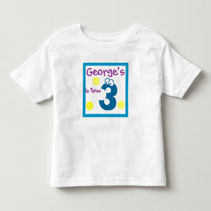 Geburtstag des Babys, dritter Tag des Babys Kleinkind T-shirt