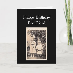 Geburtstag des besten Freundes mit Ihrem Foto Karte