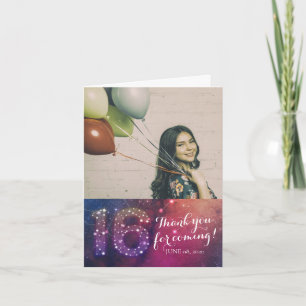 Geburtstag des Bonbon-16 danken Ihnen Einladung