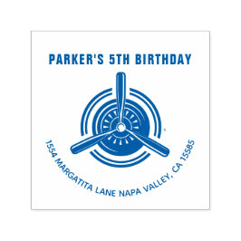 Geburtstag des Flugzeugs Permastempel