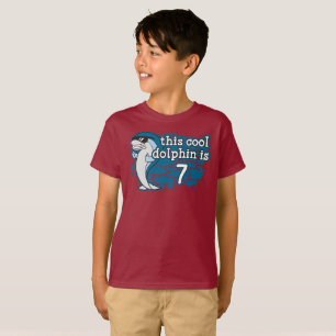 Geburtstag des Kindes Diese Coole Delfin ist siebe T-Shirt