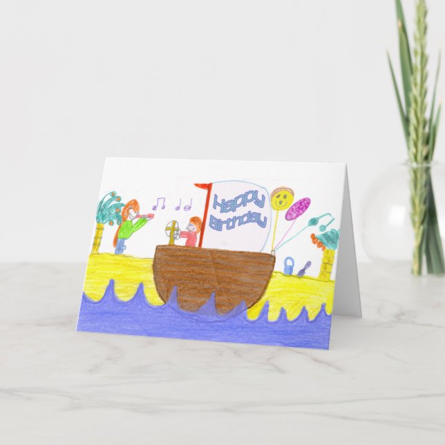 Geburtstag des Kindes Karte (Vorderseite)