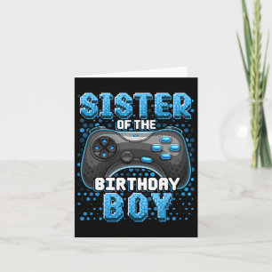 Geburtstag des Matching Video Game des Jungen Karte