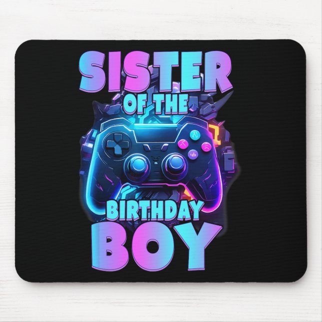 Geburtstag des Matching Video Game des Jungen Mousepad (Vorne)