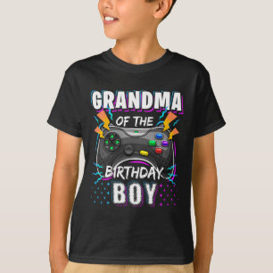 Geburtstag des Matching Video Game des Jungen T-Shirt