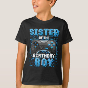 Geburtstag des Matching Video Game des Jungen T-Shirt