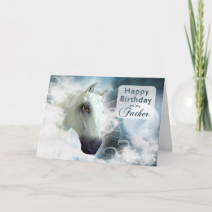 Geburtstag des Vaters, Arabisches Pferd Karte