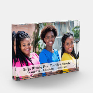 Geburtstag Die besten Freunde Schwestern Familie C Fotoblock