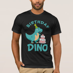 Geburtstag Dino - Niedliche Dinosaurierkuchen Übe T-Shirt