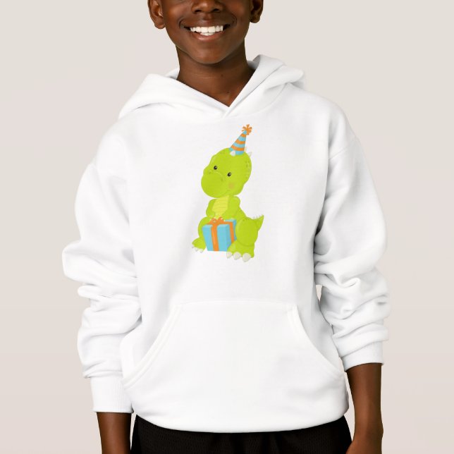 Geburtstag Dinosaurier, Party Dinosaur, Geschenk,  Hoodie (Vorderseite)