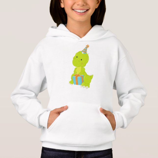 Geburtstag Dinosaurier, Party Dinosaur, Geschenk,  Hoodie (Vorderseite)