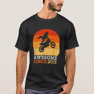 Geburtstag Dirt Bike Geschenk 7 Jahre Vintag Mo T-Shirt