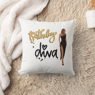 Geburtstag Diva Pillow Kissen